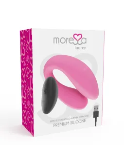 Intense - Janet Dual Stimolatore E Vibratore A Forma Di U Con Telecomando Rosa - INTENSE REMOTE CONTROL - Vibratori per Coppia | erosidea.com