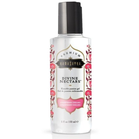 Kamasutra - Divine Nectars Lubrificante Sogno Di Fragola 150 Ml - KAMASUTRA COSMETICS - Aromatizzati e Commestibili | erosidea.com