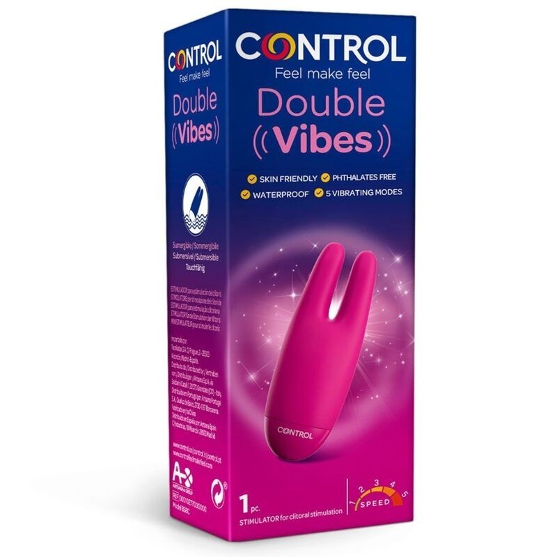 Stimolatore Doppio Vibes - CONTROL TOYS - Stimolatori | erosidea.com