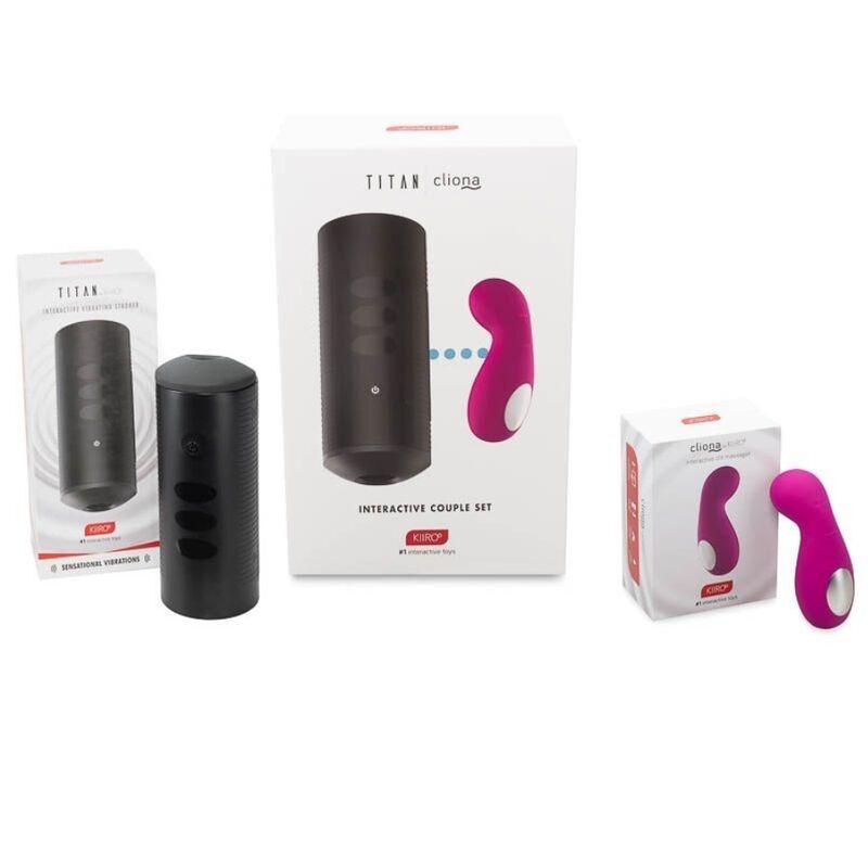 Set Coppie Titan E Cliona Lilla - Kiiroo - Masturbatori Mini | erosidea.com