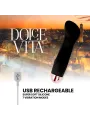 Vibratore Dolce Vita Ricaricabile One Black 10 Velocitƒâ‚¬ - DOLCE VITA - Vibratori | erosidea.com