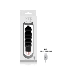 Dolce Vita - Vibratore Ricaricabile Sei Nero 7 Velocit€ - DOLCE VITA - Vibratori | erosidea.com