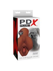 Pdx Plus - Scegli Il Tuo Masturbatore Doppio Marrone - PDX PLUS+ - Masturbatori | erosidea.com