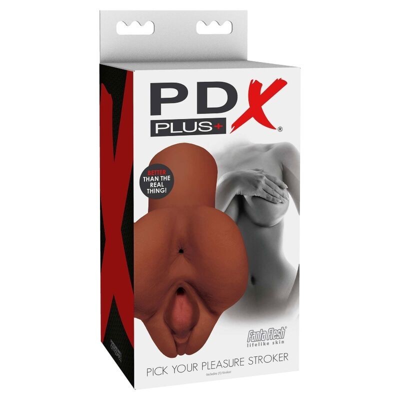 Pdx Plus - Scegli Il Tuo Masturbatore Doppio Marrone - PDX PLUS+ - Masturbatori | erosidea.com