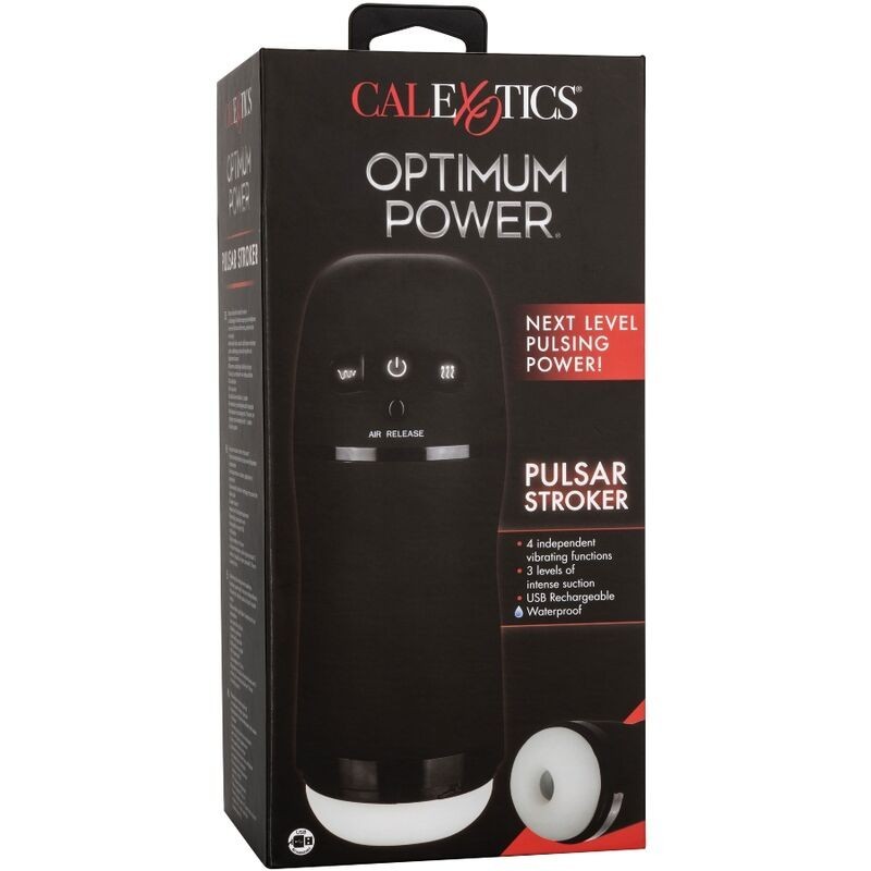 Calexotics - Optimum Power Stroker Funzioni Vibrante E Aspirante - CALIFORNIA EXOTICS - Vibratori | erosidea.com