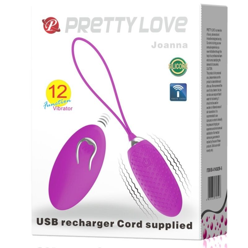 Joanna Ovetto Vibrante Telecomando 12 Modalit - PRETTY LOVE SMART - Ovetti Palline Sfere | erosidea.com