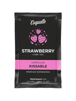 Coquette Cosmetics - Lubrificante Kissable A Base Acqua Di Fragola Pocket 10 Ml