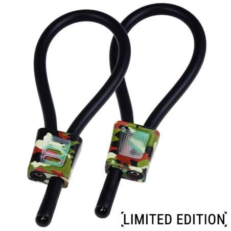 Electrastim - Anelli Per Il Pene Regolabili Prestige Electraloops Camouflage - ELECTRASTIM - Anelli Fallici | erosidea.com