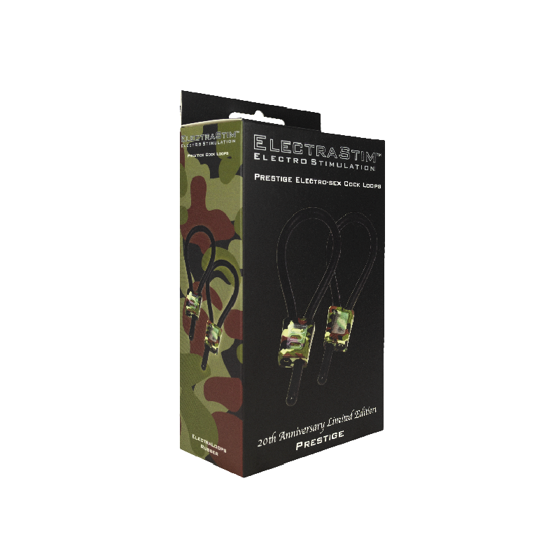 Electrastim - Anelli Per Il Pene Regolabili Prestige Electraloops Camouflage - ELECTRASTIM - Anelli Fallici | erosidea.com