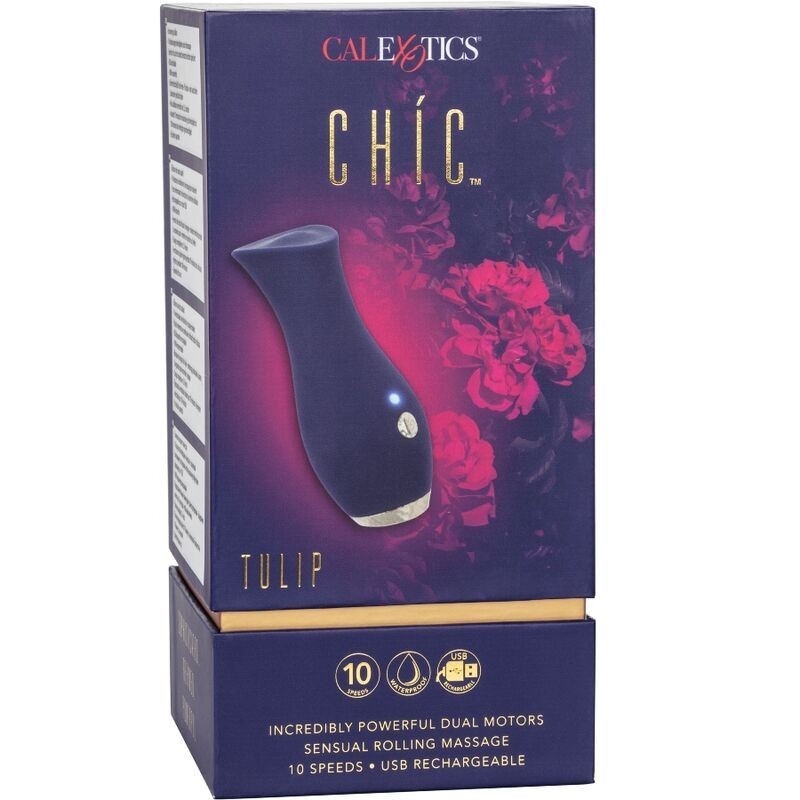 Massaggiatore California Exotics Chic Tulip Azul - CALIFORNIA EXOTICS - Magic Wand | erosidea.com