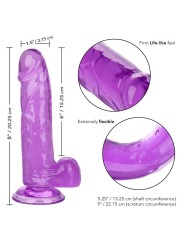 California Exotics - Dildo Regina Taglia Viola 15.3 Cm - CALIFORNIA EXOTICS - Dildo Realistici | erosidea.com