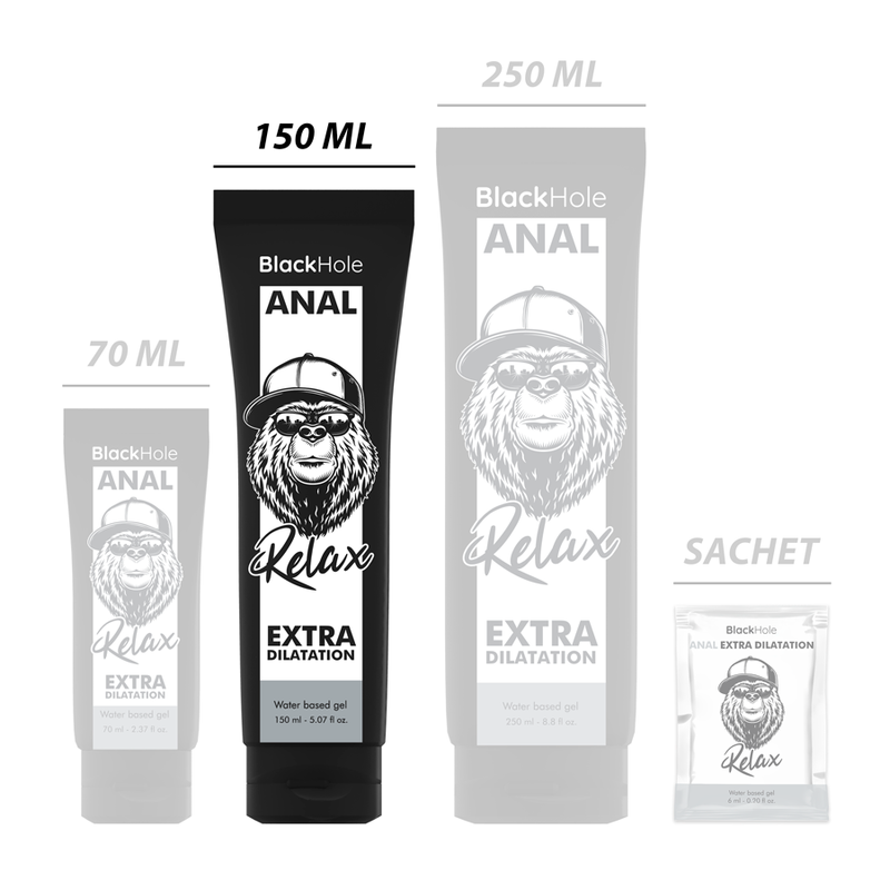 Black Hole - Gel A Base Acqua Dilatazione Anale 150 Ml - BLACK HOLE - Anali | erosidea.com