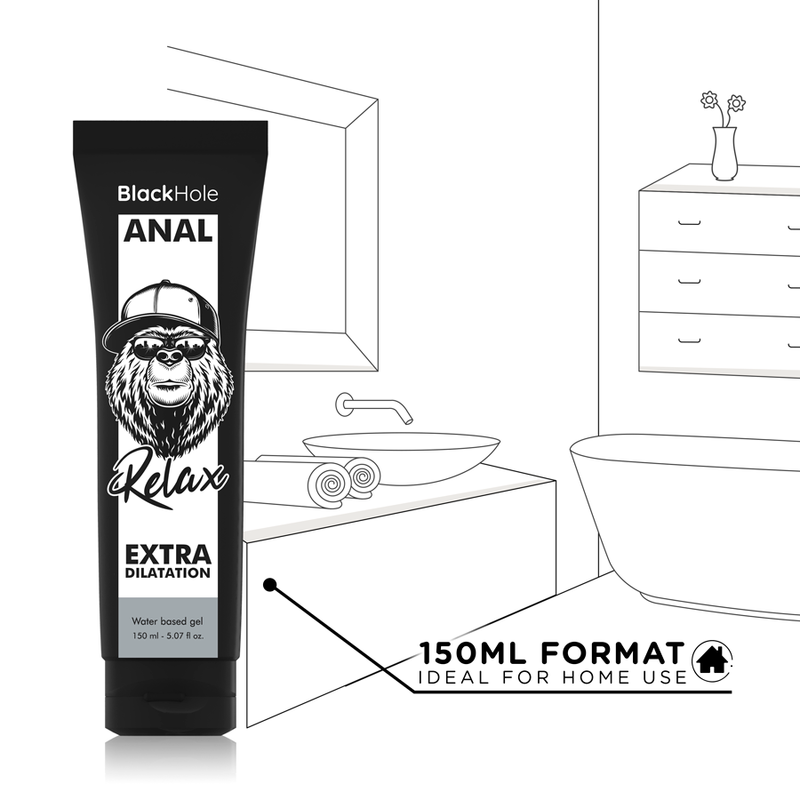 Black Hole - Gel A Base Acqua Dilatazione Anale 150 Ml - BLACK HOLE - Anali | erosidea.com
