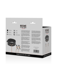 Begme - Black Edition Collare Con Morsetti Per Capezzoli - BEGME BLACK EDITION - Pinzette Capezzoli | erosidea.com