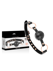 Begme - Black Edition Ball Gag Vegan In Pelle - BEGME BLACK EDITION - Ball Gag e Bavagli | erosidea.com