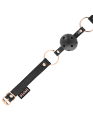 Begme - Black Edition Ball Gag Vegan In Pelle - BEGME BLACK EDITION - Ball Gag e Bavagli | erosidea.com