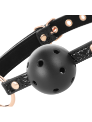 Begme - Black Edition Ball Gag Vegan In Pelle - BEGME BLACK EDITION - Ball Gag e Bavagli | erosidea.com