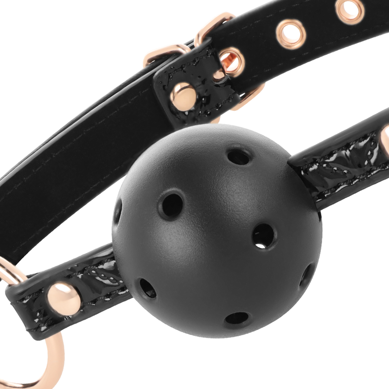 Begme - Black Edition Ball Gag Vegan In Pelle - BEGME BLACK EDITION - Ball Gag e Bavagli | erosidea.com
