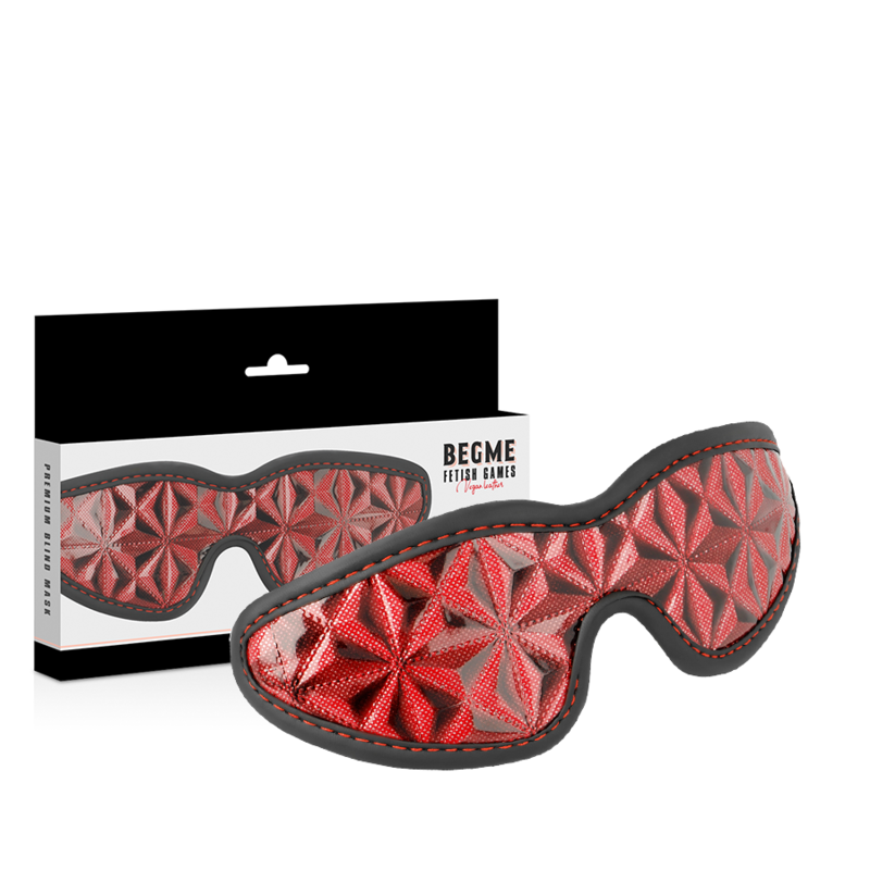 Begme - Maschera Cieca Premium Red Edition Con Fodera In Neoprene - BEGME RED EDITION - Maschere e Cappucci | erosidea.com