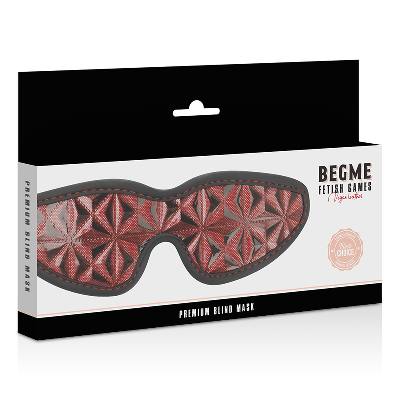 Begme - Maschera Cieca Premium Red Edition Con Fodera In Neoprene - BEGME RED EDITION - Maschere e Cappucci | erosidea.com