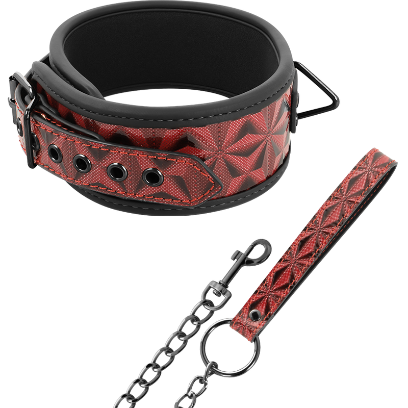 Begme - Collare In Pelle Vegana Premium Red Edition Con Fodera In Neoprene - BEGME RED EDITION - Collari e Guinzagli | erosidea.com