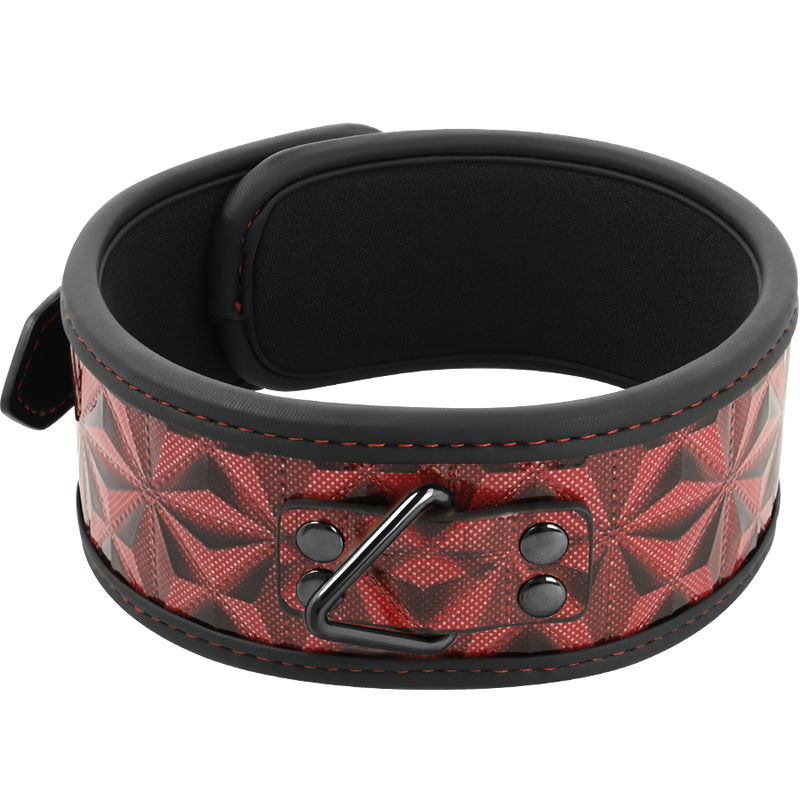 Begme - Collare In Pelle Vegana Premium Red Edition Con Fodera In Neoprene - BEGME RED EDITION - Collari e Guinzagli | erosidea.com