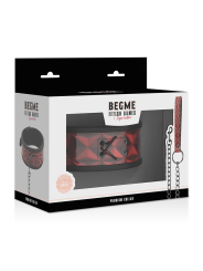 Begme - Collare In Pelle Vegana Premium Red Edition Con Fodera In Neoprene - BEGME RED EDITION - Collari e Guinzagli | erosidea.com