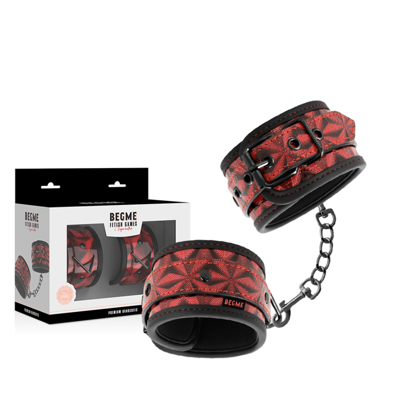 Begme - Manette Premium Red Edition Con Fodera In Neoprene - BEGME RED EDITION - Manette e Polsini | erosidea.com