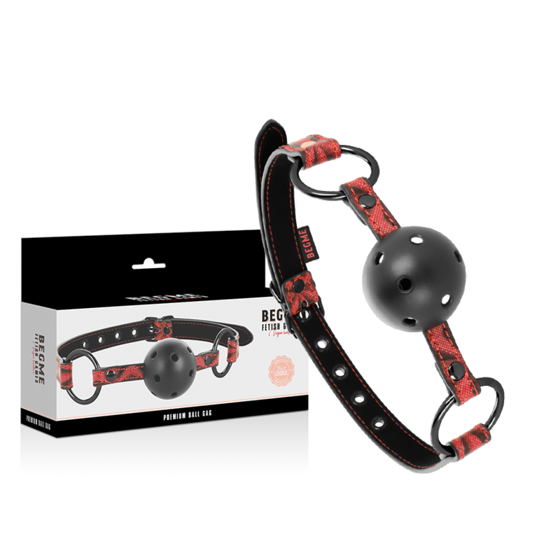 Begme - Bavaglio In Pelle Vegana - BEGME RED EDITION - Ball Gag e Bavagli | erosidea.com