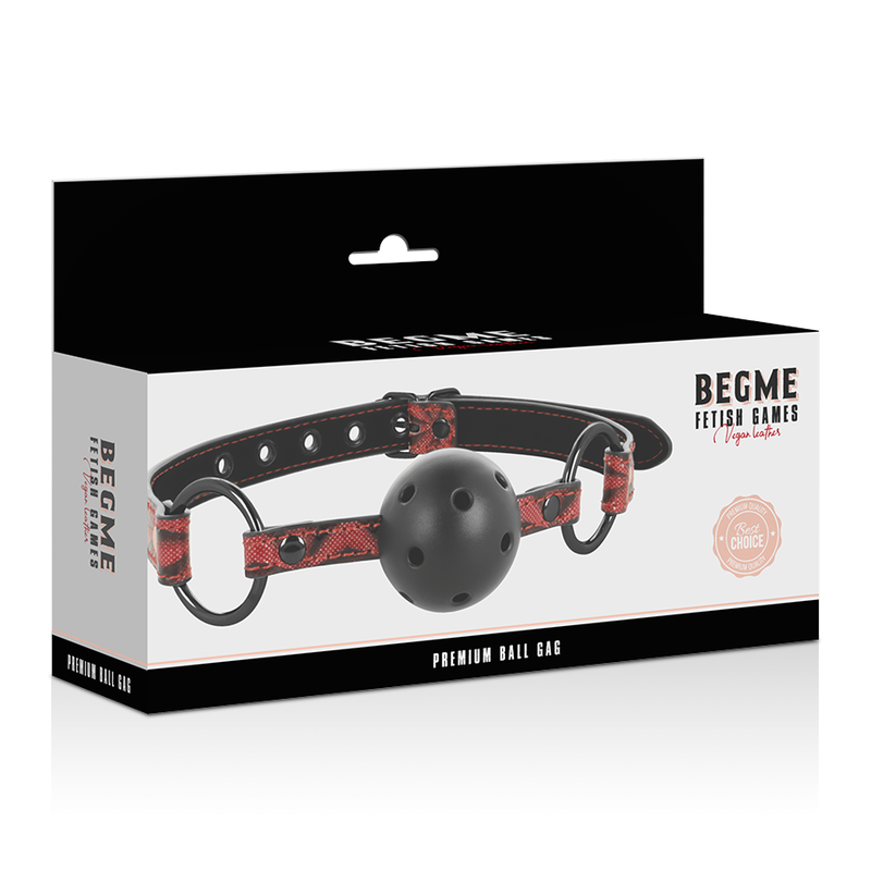 Begme - Bavaglio In Pelle Vegana - BEGME RED EDITION - Ball Gag e Bavagli | erosidea.com