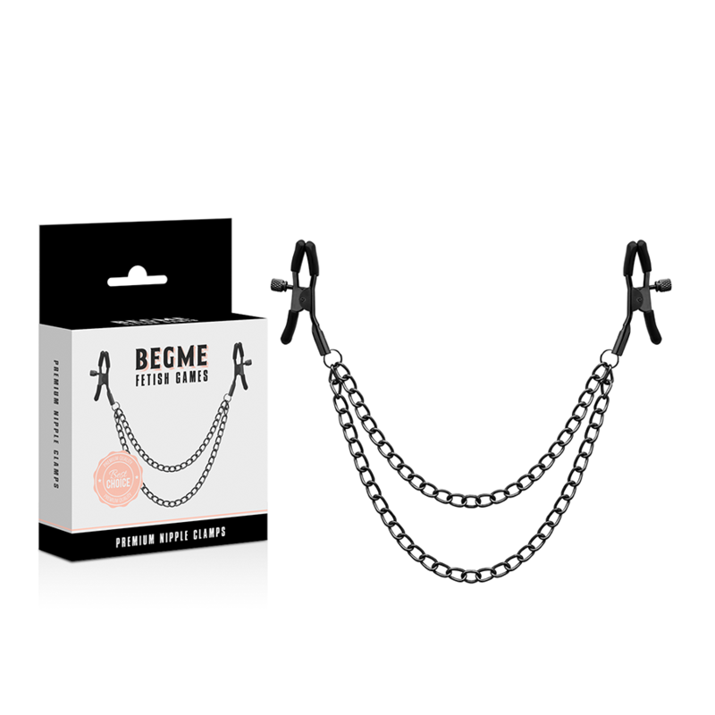Begme - Clip Per Capezzoli Red Edition Con Catena - BEGME RED EDITION - Pinzette Capezzoli | erosidea.com