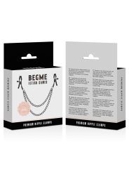 Begme - Clip Per Capezzoli Red Edition Con Catena - BEGME RED EDITION - Pinzette Capezzoli | erosidea.com