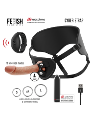 Fetish Submissive Cyber Strap - Imbragatura Con Dildo E Telecomando Tecnologia Watchme L - Fetish Submissive - Strap-on e Imbracature | erosidea.com
