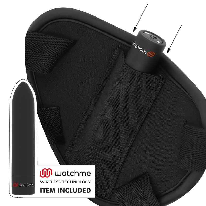 Fetish Submissive Cyber Strap - Imbragatura Con Dildo E Telecomando Tecnologia Watchme L - Fetish Submissive - Strap-on e Imbracature | erosidea.com