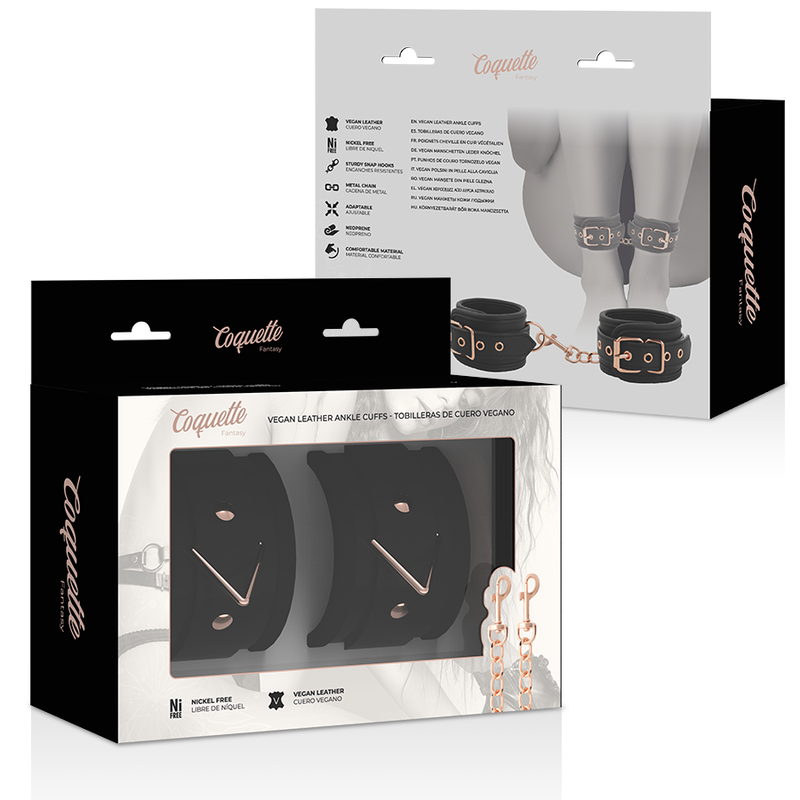 Coquette Chic Desire - Polsini Alla Caviglia Fantasia Con Fodera In Neoprene - COQUETTE FANTASY - Manette e Polsini | erosidea.com