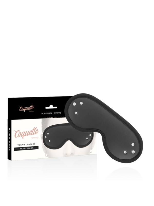 Coquette Chic Desire - Maschera Fantasia Vegana In Pelle Con Fodera In Neoprene - COQUETTE FANTASY - Maschere e Cappucci | erosidea.com