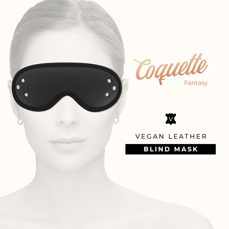 Coquette Chic Desire - Maschera Fantasia Vegana In Pelle Con Fodera In Neoprene - COQUETTE FANTASY - Maschere e Cappucci | erosidea.com