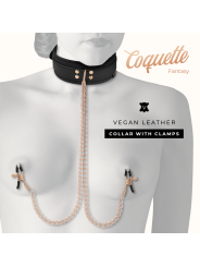 Coquette - Chic Desire Collana Con Pinza Per Capezzoli Fantasia Con Fodera In Neoprene - COQUETTE FANTASY - Pinzette Capezzoli | erosidea.com