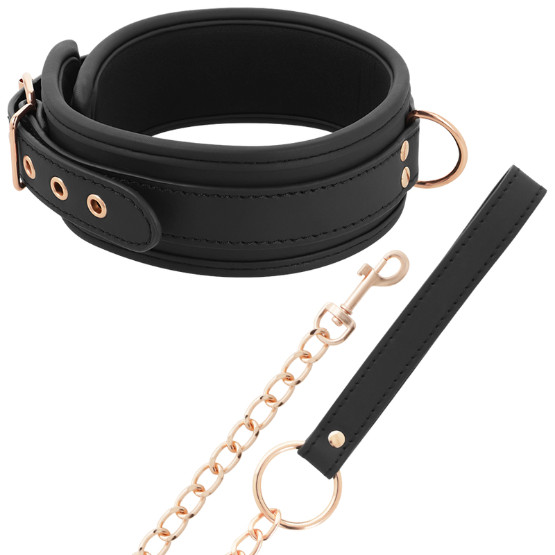 Coquette Chic Desire - Collana In Pelle Fantasia Vegana Con Cinturino E Fodera In Neoprene - COQUETTE FANTASY - Collari e Guinzagli | erosidea.com