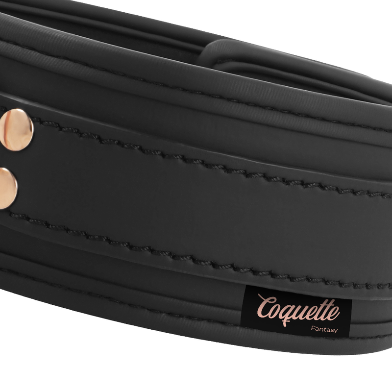 Coquette Chic Desire - Collana In Pelle Fantasia Vegana Con Cinturino E Fodera In Neoprene - COQUETTE FANTASY - Collari e Guinzagli | erosidea.com