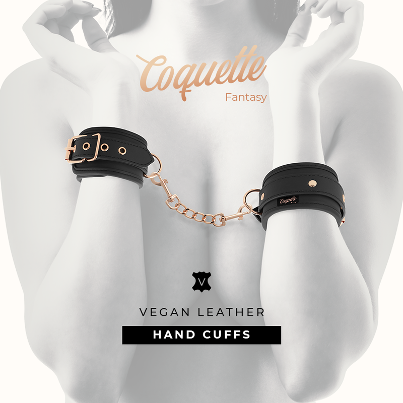 Coquette Chic Desire - Manette In Pelle Fantasia Vegana Con Fodera In Noprene - COQUETTE FANTASY - Manette e Polsini | erosidea.com