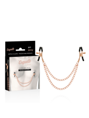 Coquette - Chic Desire Clips Per Capezzoli In Metallo Fantasia Con Catena - COQUETTE FANTASY - Pinzette Capezzoli | erosidea.com