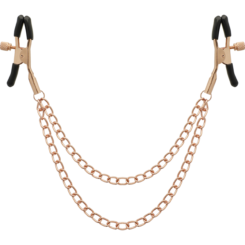 Coquette - Chic Desire Clips Per Capezzoli In Metallo Fantasia Con Catena - COQUETTE FANTASY - Pinzette Capezzoli | erosidea.com
