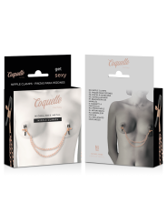 Coquette - Chic Desire Clips Per Capezzoli In Metallo Fantasia Con Catena - COQUETTE FANTASY - Pinzette Capezzoli | erosidea.com