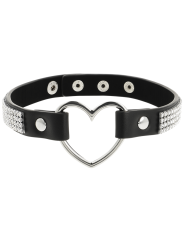 Coquette - Chic Desire Girocollo In Pelle Vegana Con Cuore - COQUETTE ACCESSORIES - Collari e Guinzagli | erosidea.com