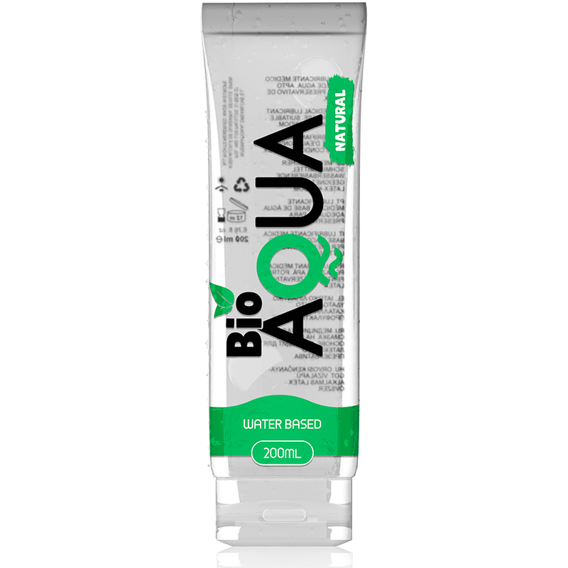 Bioaqua - Lubrificante Ingredienti Naturali A Base Acqua 200 Ml - BIOAQUA - A Base Acqua | erosidea.com