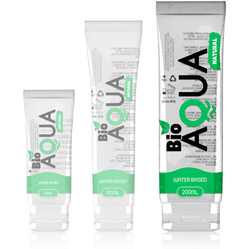 Bioaqua - Lubrificante Ingredienti Naturali A Base Acqua 200 Ml - BIOAQUA - A Base Acqua | erosidea.com