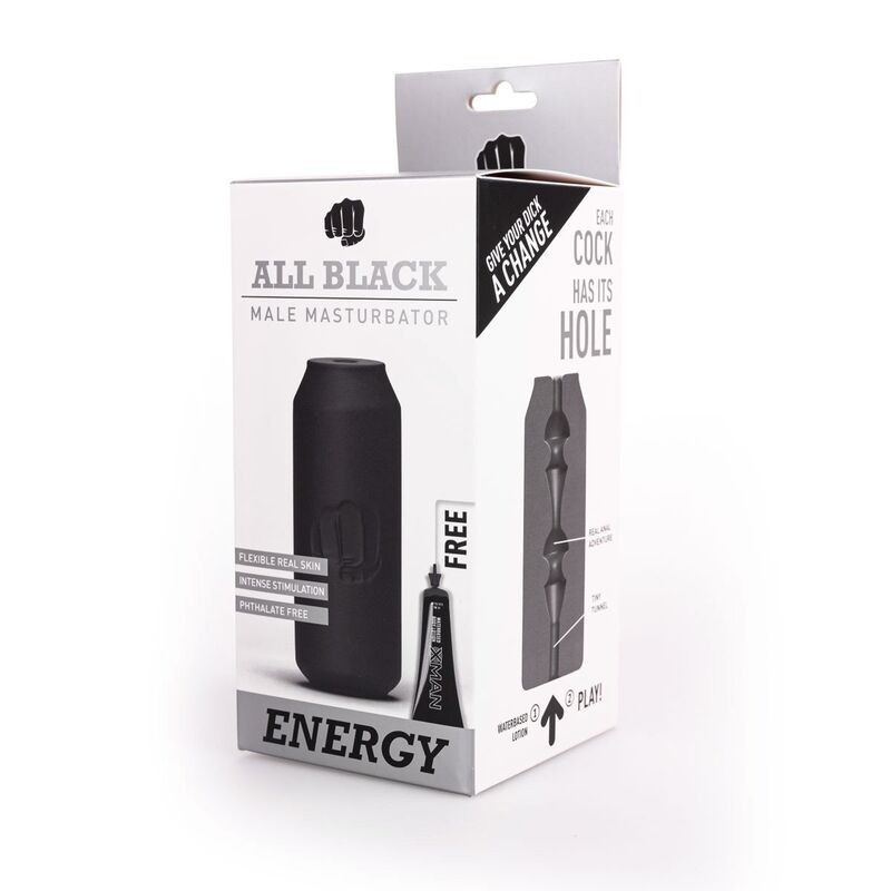Masturbatore All Black Energia Del Masturbatore - ALL BLACK - Masturbatori | erosidea.com