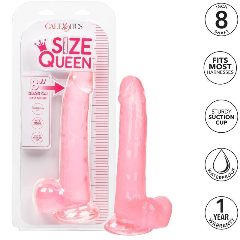 California Exotics - Dildo Regina Taglia Rosa 20.3 Cm - CALIFORNIA EXOTICS - Dildo Realistici | erosidea.com