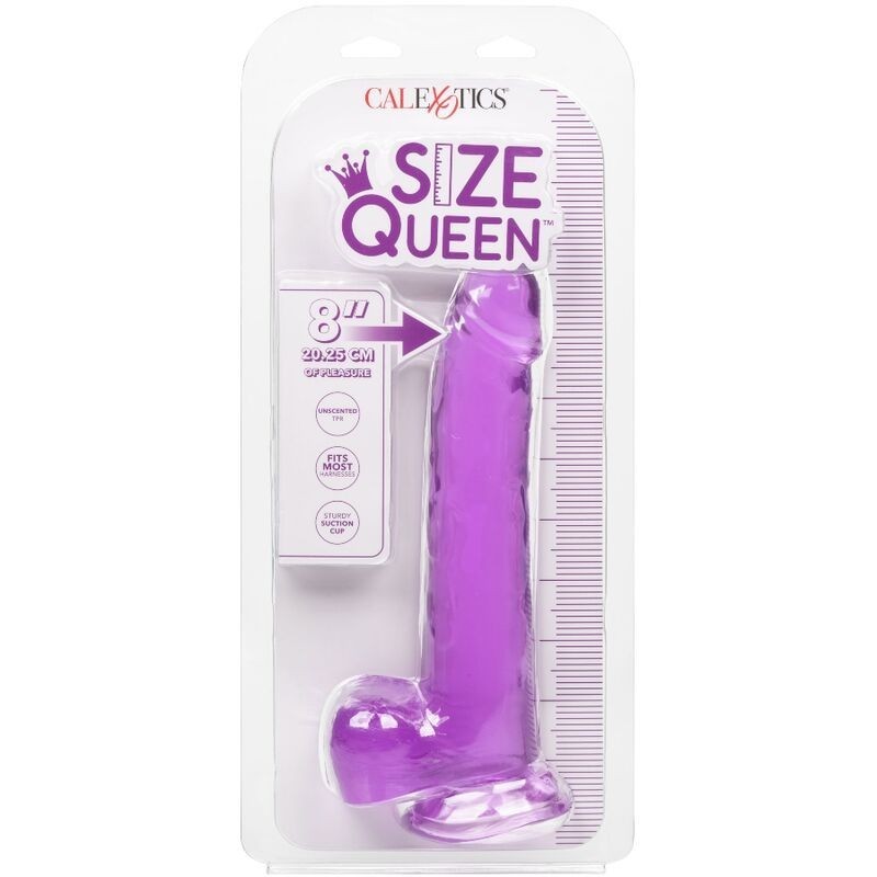 Calexotics - Dildo Regina Taglia Viola 20.3 Cm - CALIFORNIA EXOTICS - Dildo Realistici | erosidea.com